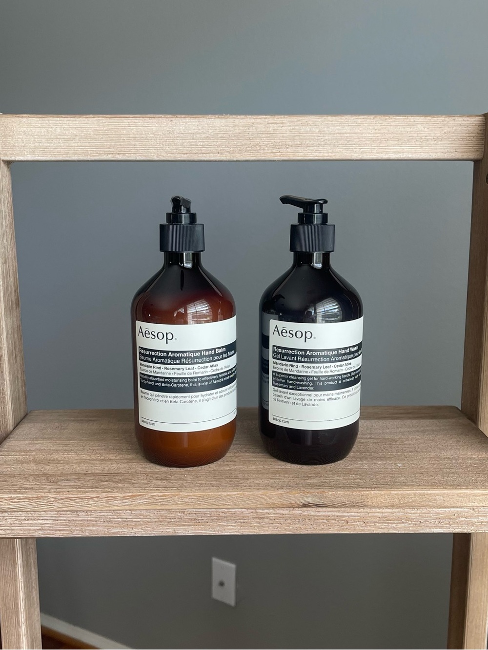 Aesop Resurrection Hand Wash & Balm Set | Citrus & Woody Duo NEW 16.9 Oz Luxury - Picture 2 of 10